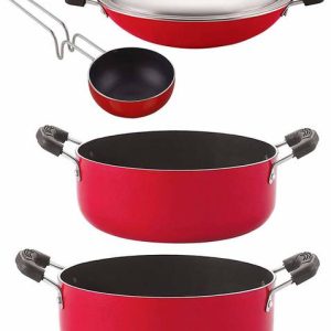 NIRLON Kitchen Utensils Premium Quality Non-Stick Cookw...