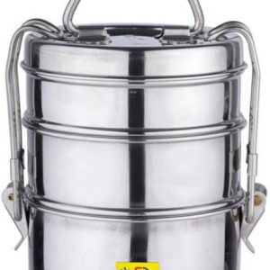 Ambit Stainless Steel Lunch Box | Traditional Tiffin Bo...
