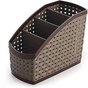 PuthaK 4 Compartments plastic pen stnad
