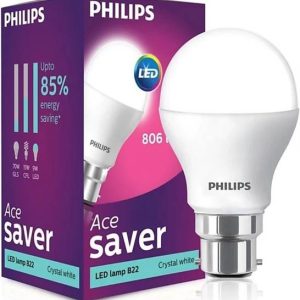 PHILIPS 9 W Basic Round B22 LED Bulb