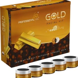 PROFESSIONAL FEEL Gold Facial Kit, Premium Range For Fa...