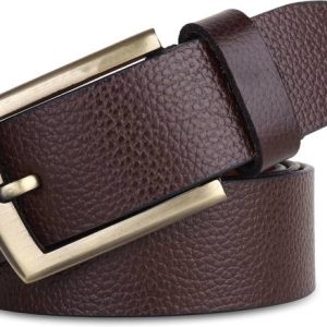 METRONAUT Men Casual, Evening, Formal, Party Brown Genuine Leathe...