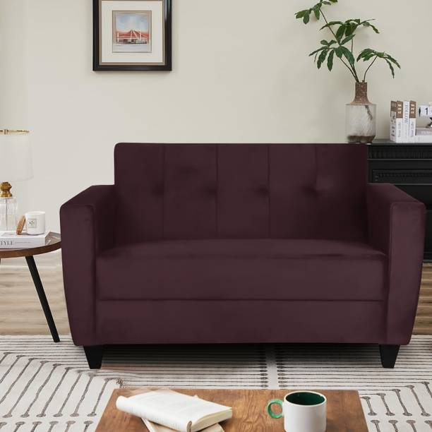 Vansh Furniture Premium Quality Velvet Fabric 2 Seater ...