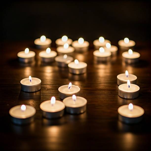 BIndian Tea Light Candle Pack of 50 Hour Long Burning_t...