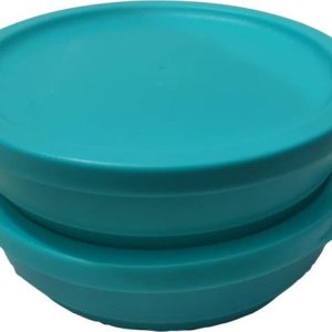 TUPPERWARE Tw round stax 2 Containers Lunch Box