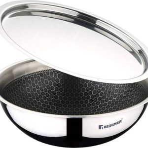 BERGNER Hitech Prism 20 cm, 1.5 Liters Tasla with Lid 1...