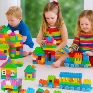 AEXONIZ TOYS Multicolored Building Blocks Toys Differen...