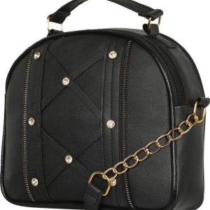 Pramadda Pure Luxury Black Women Sling Bag - Medium Pretty Woman Sling Bag L...