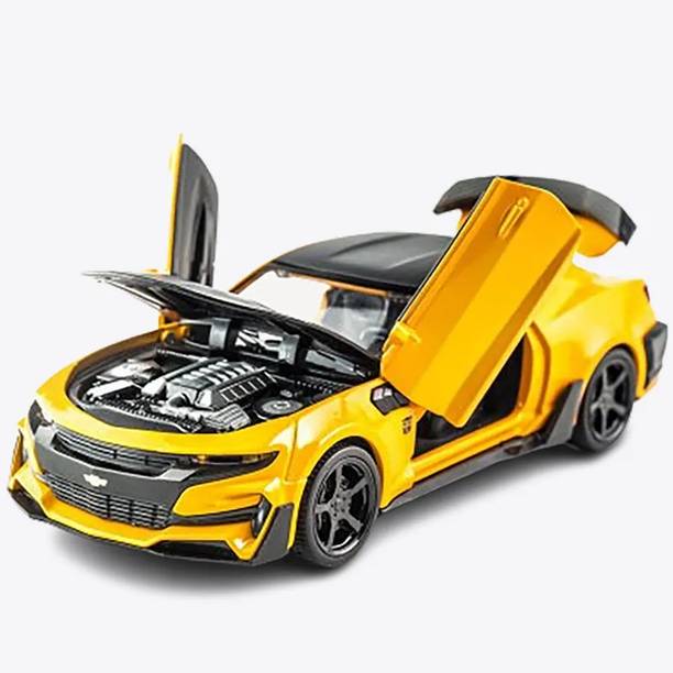 FLYSKY 1:32 Bumble Be Chevrolet Camaro Diecast Metal Pu...