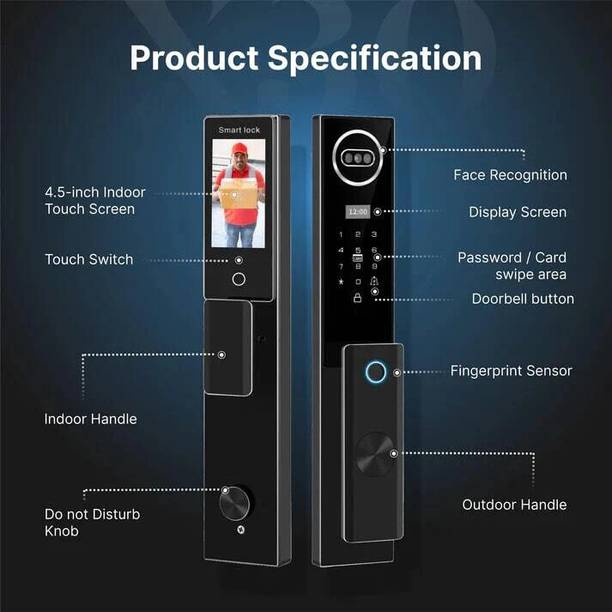 DELTA HOME Aluminium Glossy Smart Lock