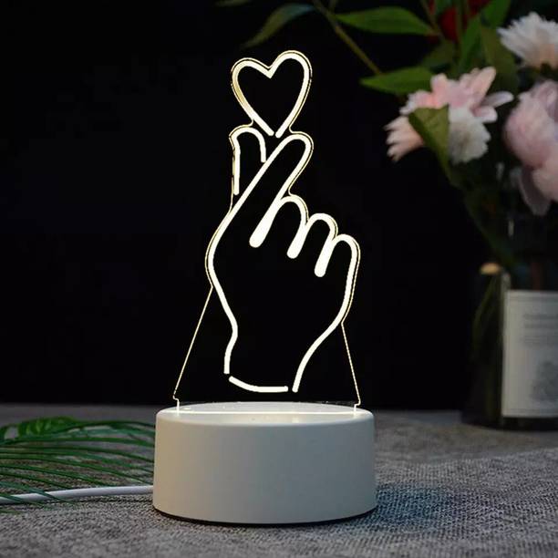 GTC 3D USB Acrylic Night Light LED Table Desk Table Lam...