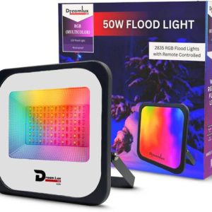 Dreamlux 50 Watt RGB Flood Light Down Chock with Remote...