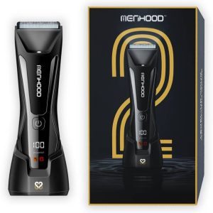 MENHOOD Grooming trimmer 2.0, with soft ceramic blade f...