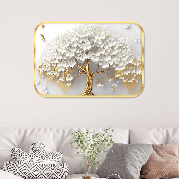 SAF PRINT saf Floral theme Crystal Embedded High Gloss ...