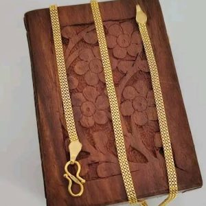 SHISHAMIVI 1 gram High Quality Indian Polished “20” Inches Gold Ch...