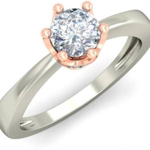 avsar AVR847WB 14kt Cubic Zirconia White Gold ring