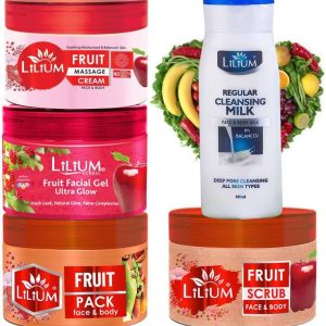 LILIUM Fruit Facial Kit For Healthy & Fairness Skin