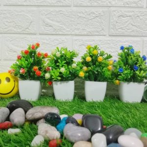 DODECROO Mini Artificial plant with pot for home décor ...
