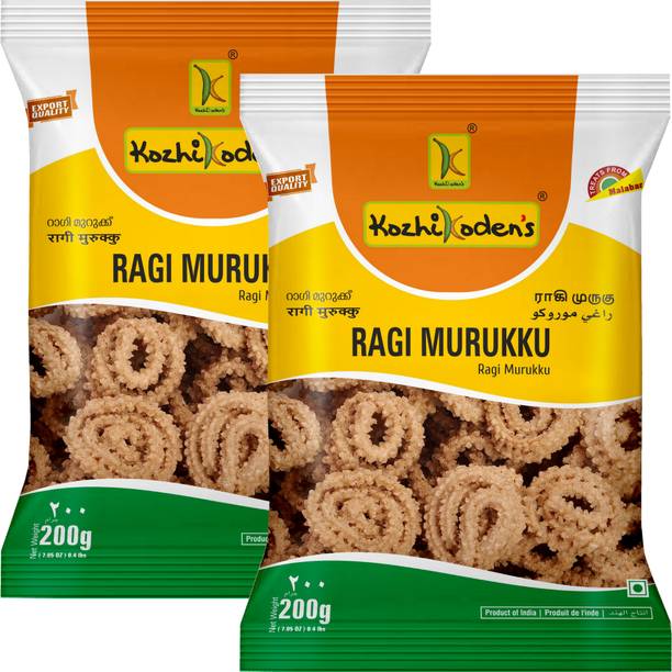 kozhikoden's Ragi Murukku Made with Pure Finger Millet Crispy Chakli Perfect Tea Time Snack