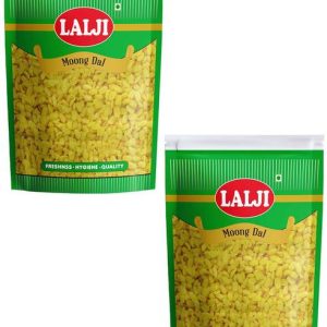 lalji Moong Dal 800Gm (400Gm x 2) Bikaneri Namkeen Spicy and Crispy Healthy Snack
