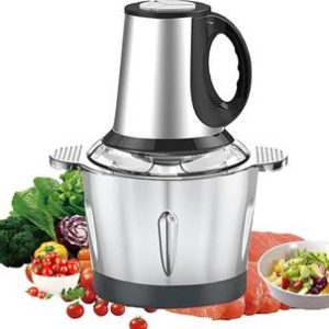 opriQ 3L Multi-Speed Electric Food Processor Grinder – Chopper, Mincer & Puree Maker 300 W Food Proces...