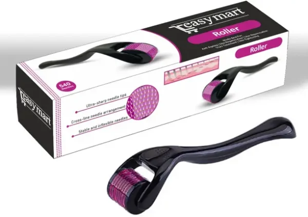 Easymart Premium Derma Roller 0.5mm 540 Micro Needles For Hair Growth, Acne Scars Removal  (1 g)