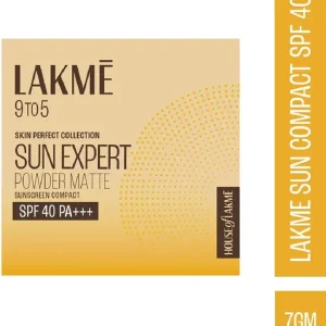 Lakmé Sun Expert Ultra Matte SPF 40 PA+++ Compact  (Beige, 7 g)