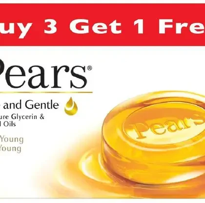 Pears Pure & Gentle Bathing Bar  (4 x 75 g)