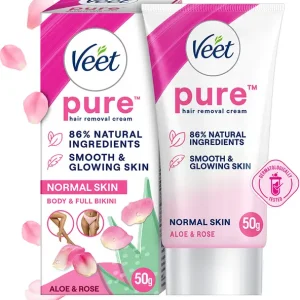 Veet Pure Hair Removal Cream Normal Skin Cream  (50 g)