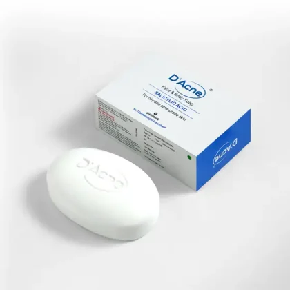 D’ACNE Soap |Controls Excess Sebum |Body & Facesoap for Acne-prone and Oily Skin |Dacne  (75 g)