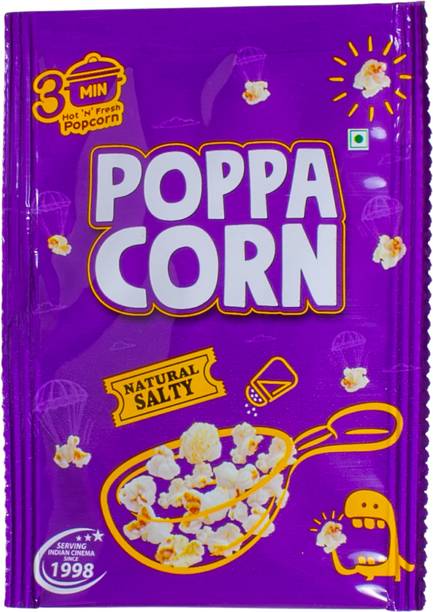 poppacorn A Grade Imported Gourmet Salty Popcorn 70gX15 Pouches Big Size High Expansion Natural Salty Popcorn