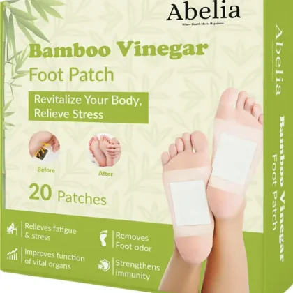 Abelia Premium Detox Foot Pad, Toxin Remover Foot Patch ,100%Organic(Pack of 20Patches)