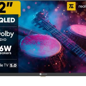 realme TechLife 80 cm (32 inch) QLED HD Ready Smart Goo...