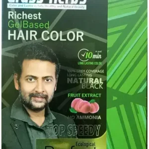 Grass Herbs RICHEST GELBASED HAIR COLOR , NATURAL BLACK