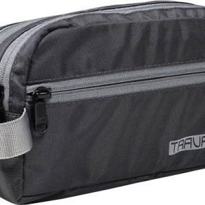 Travalate 2 Zipper Toiletry Bags Makeup Shaving Kit Pou...