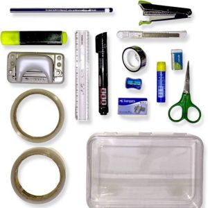 QURTASIA Stationery 15 in 1 with Plastic Box | Home & ...