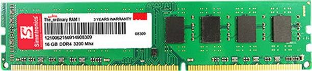 Simmtronics DESKTOP RAM DDR4 16 GB (Single Channel) PC ...