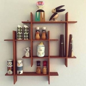 Eco Handicrafts Beautiful floating wall shelf Wooden Wa...