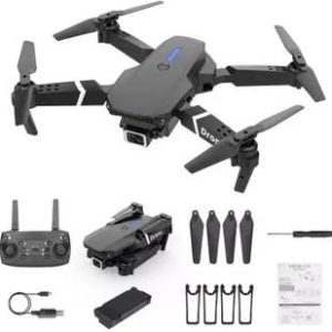 Swa Mi Foldable Drone with Camera with 1800Mah Battery WiFi Camera with Dual Lights1 Drone