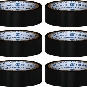 VCR Black Color Tape - 50 Meters in Length - 24mm / 1" ...