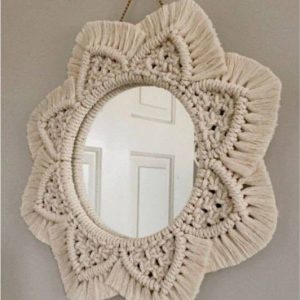 Aafiyaandcraft Round-Mirror-2dw58xd Decorative Mirror