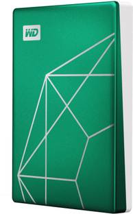 WD 2 TB External Hard Disk Drive (HDD) 20th Emerald Anniversary Edition with Password Protection and a...