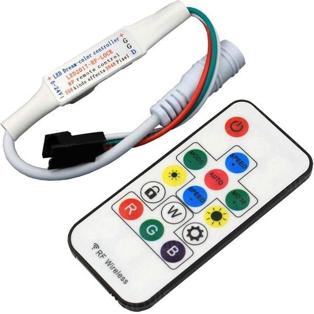 BALRAMA DC 5v-24v LED Dream Colour Controller RF Remote...