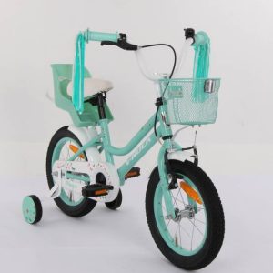 Vrock Magic 14T Turquoise Kids Bike, Steel Frame, Coast...