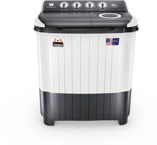White Westinghouse (Trademark by Electrolux) 9.5 kg Semi Automatic Top Load Washing Machine Grey, Whit...