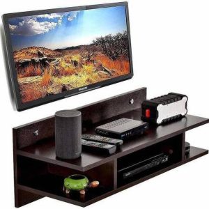 ANTIOUE MART Set Top Box Holder Wall Mount Setup Box St...