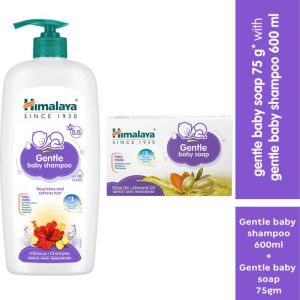 HIMALAYA Gentle Baby Shampoo, 600ml & Gentle Baby Soap,...