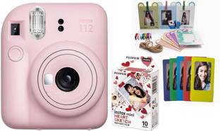 Fujifilm Instax Instax Mini 12 with (10 Film Shots Heart Sketch) Instant Camera