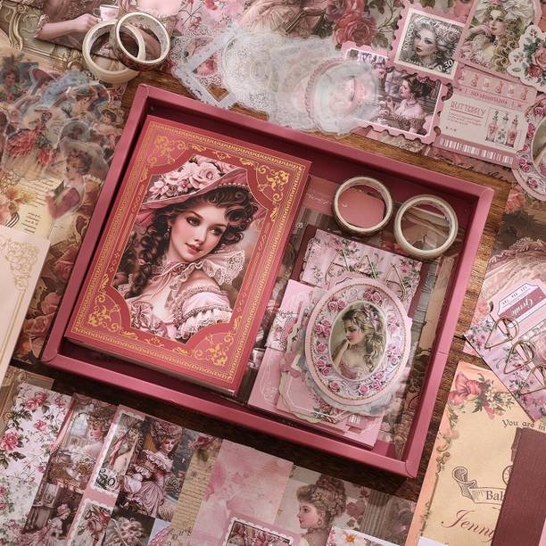 LANLOY 346pcs Aesthetic Journal Supplies Kit, Perfect f...