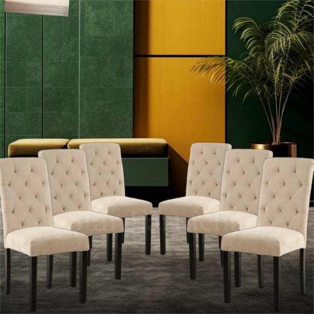 TOPART 6 Chair for Dining Living Room Hotel Office Grey...